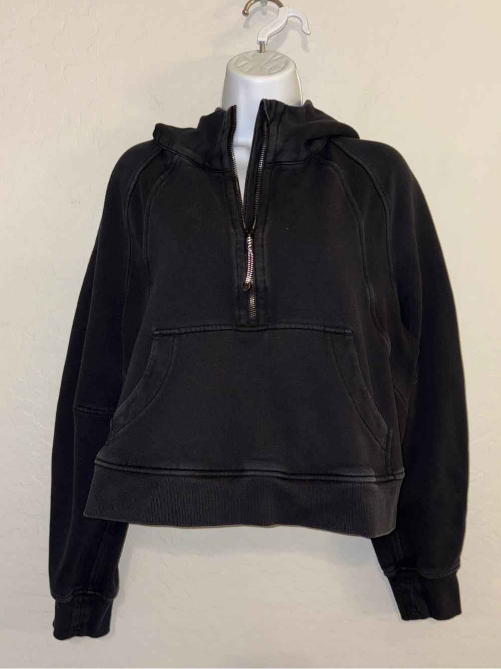 Lululemon Scuba Oversized Half-Zip Hoodie in black size M/L